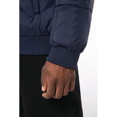 Unisex recycled ribstop jacket with hood
